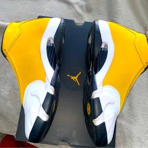 Air Jordan 14 Retro Light Ginger/Black-White Gingembre Clair/Blanc/Noir